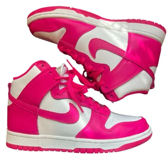 Nike Women's High-Top Dunk Sneakers 7.5 EUC - Picture 8 of 11